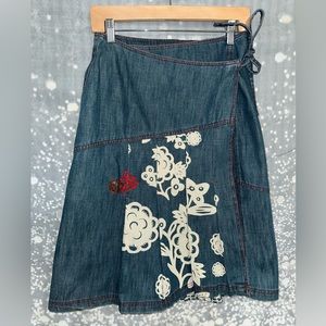 90’s Oilily jean skirt
